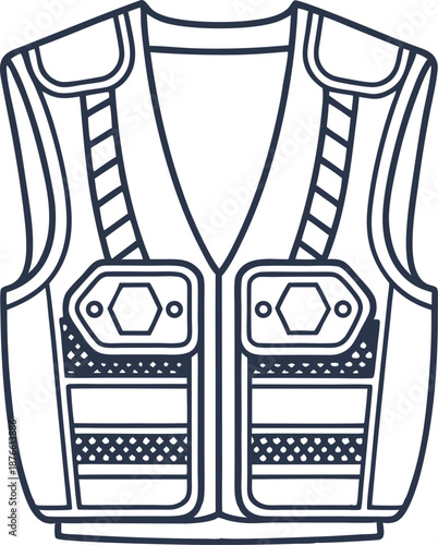 protective tactical vest with pockets and reinforced padding for safety and utility