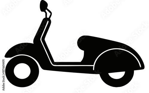 Every journey has a story, and every story needs an icon. 💙 Start your visual adventure with this vintage-style scooter illustration. Perfect, just one icon speaks a thousand words.