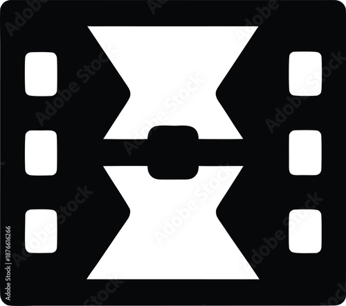 von neumann probe silhouette vector illustration on transparent background