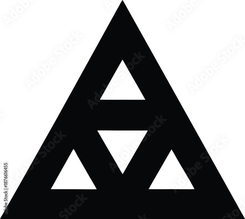 uncertainty principle delta symbols silhouette vector illustration on transparent background