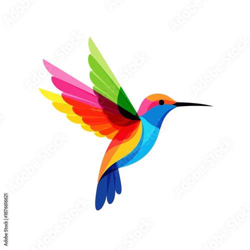 hummingbird and flower