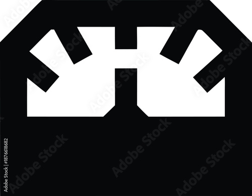 kardashev scale indicator silhouette vector illustration on transparent background