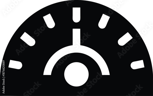 bracewell probe silhouette vector illustration on transparent background