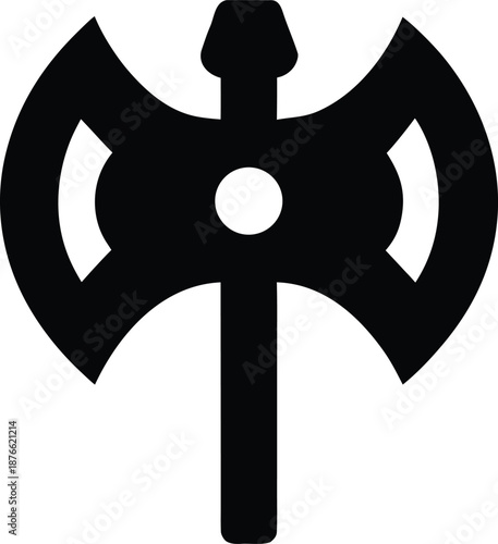 berserker probe silhouette vector illustration on transparent background