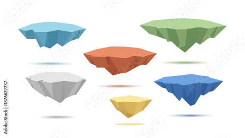 Floating Islands Collection - Fantasy Game UI Elements