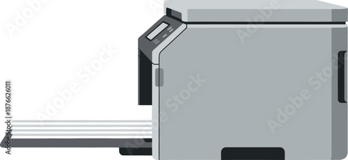 Modern office multifunction printer for business operations providing efficient document printing and scanning solutions for contemporary workspaces and corporate environments