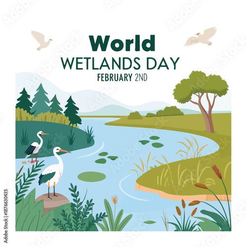 Celebrate wetlands protecting biodiversity water resources climate resilience for future generations globally
