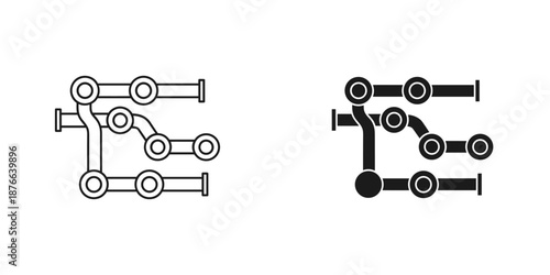 Complex Circuit Diagram with Multiple Nodes and Connections