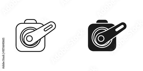 Camera Lens Icon Set