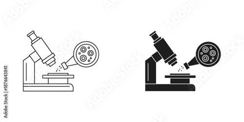 Microscope with Gear Mechanism