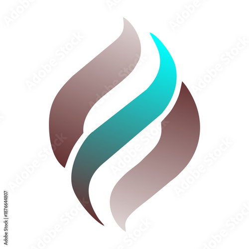 Abstract Colorful Modern Flame Energy Logo Designs