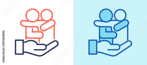 Social Awareness whitegreen icon