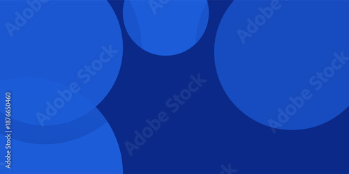 Abstract blue glowing geometric lines on dark blue background. Modern shiny blue circle. Suit for cover, poster, banner, brochure, header, vector modern