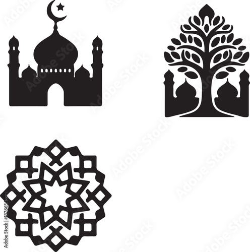 taj mahal vector illustration