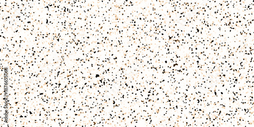 Terrazzo flooring texture polished stone and grain noise pattern old surface marble for background. brown and white paper and marble texture. quartz surface for bathroom or kitchen countertop.