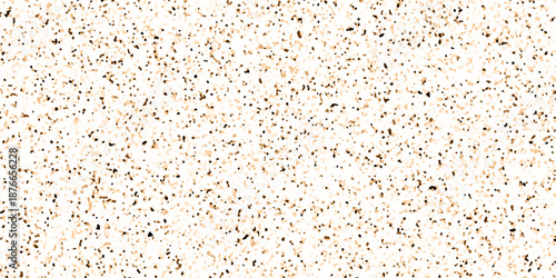 Terrazzo flooring texture polished stone and grain noise pattern old surface marble for background. brown and white paper and marble texture. quartz surface for bathroom or kitchen countertop.
