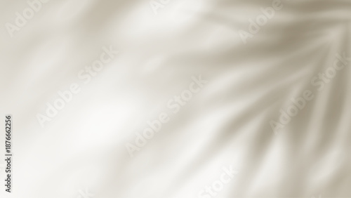 Realistic tropical foliage silhouette overlay with soft blur effect. Natural branch creates elegant atmosphere for summer posters, spring banners, and design templates