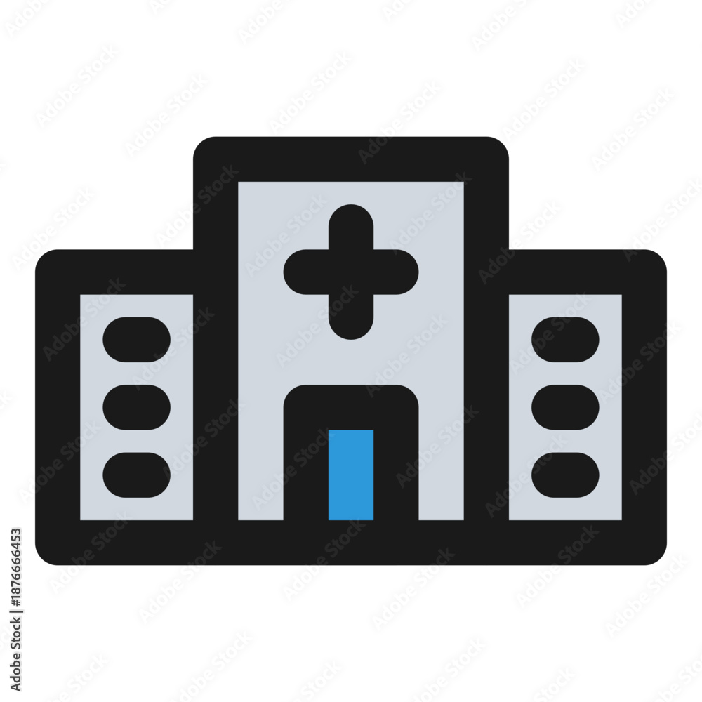 Obraz premium hospital icon