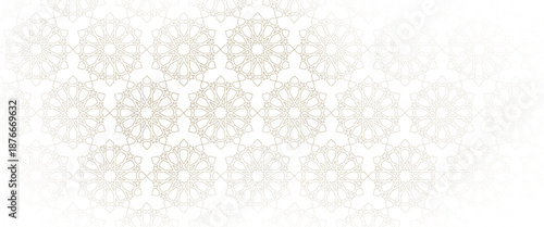 abstract gold white line. geometric star shaped texture background. traditional pattern. retro styled concept. islamic pattern background. ramadhan pattern
