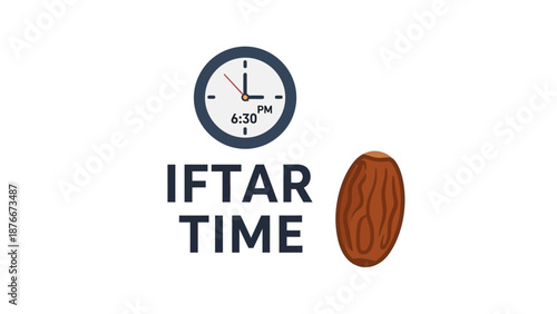 Breaking Fast with Dates and Time during Iftar