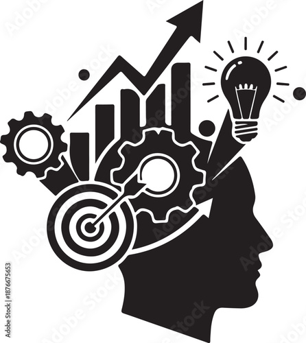 Creative business strategy and innovative ideas for success and growth in entrepreneurship