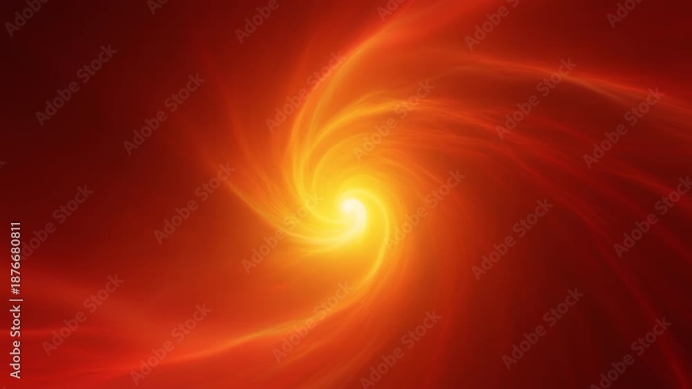 custom made wallpaper toronto digitalSeamless looping abstract animation of a fiery glowing vortex swirling into a radiant core. Flowing light trails and energy streams create a dynamic sense of motion, depth, and power, ideal for sci-fi