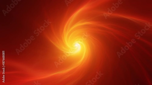 Wallpaper Mural Seamless looping abstract animation of a fiery glowing vortex swirling into a radiant core. Flowing light trails and energy streams create a dynamic sense of motion, depth, and power, ideal for sci-fi Torontodigital.ca