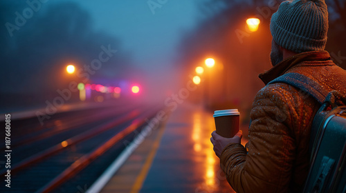 Person Standing Alone on Mi...