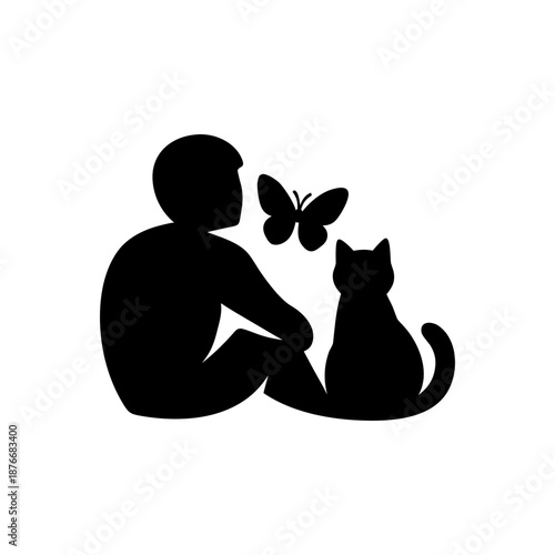 Peaceful Moment with Nature's Beauty Icon