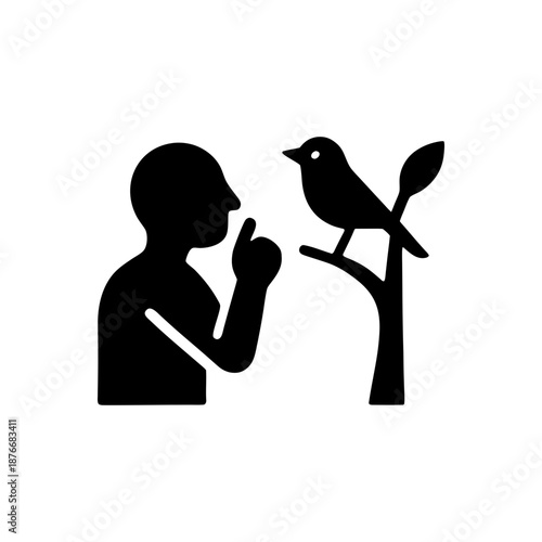 Quiet Secrets Shared with Birds Icon