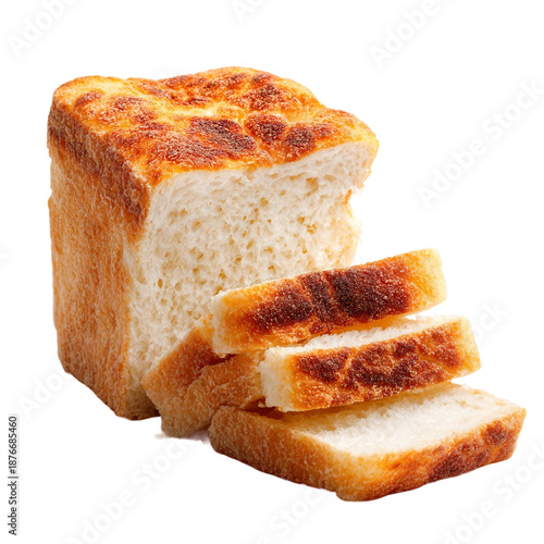  English Muffin Bread isolated on with white background(1)