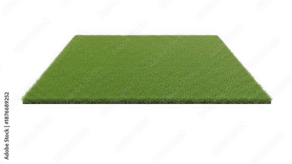 Fototapeta premium green artificial turf mat for decoration or landscaping purposes