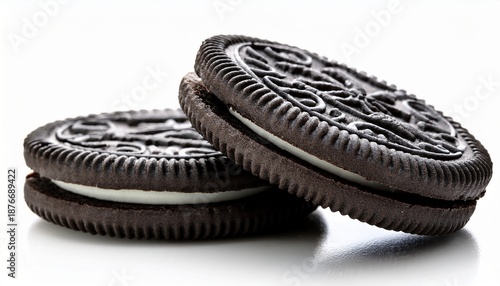 oreo cookie isolated on white background