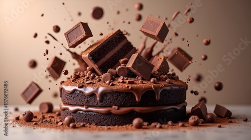 Dynamic Chocolate Cake Burst