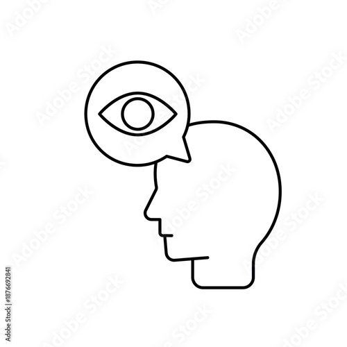 Icon a Frame boundary and inward arrows, outline editable stroke line drawing eps.