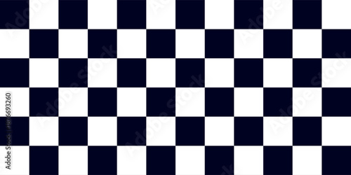 Black and white chess pattern. Checkerboard seamless vector illustration. Abstract checkered checkerboard for game. Grid geometric square shape. Race flag.