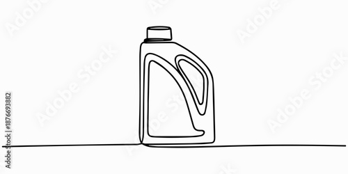 Car Engine Oil, Car Engine Oil, Car Service line icon continuous one line drawing, Continuous line of oil jerry cans. on white background vector illustration, Car Engine Oil, Car Service line icon