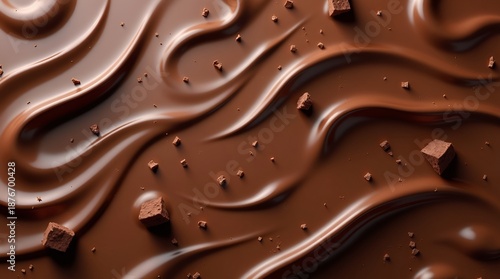 Rich Chocolate Texture Background