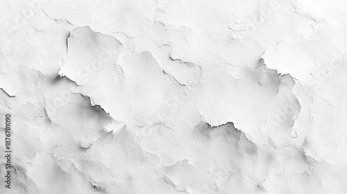 White textured wall with peeling paint