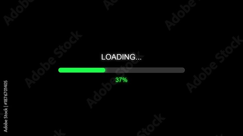 Wallpaper Mural Modern Seamless Loading Animation Loop - Loading Screen, Progress Bar, Buffering, Wait Screen, UI UX Interface Background Video. Torontodigital.ca