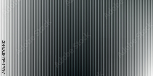Vector ribbed glass texture background. Light grey white ribbed glass. Mesh gradient. acrylic ribbed bath surface. Ribbed glass background semitransparent overlay.