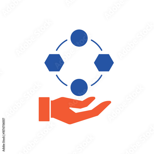 Association network and molecules hand outline editable stroke line drawing eps.