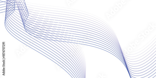 The image depicts smooth, flowing lines in soft purple tones on a gentle background. vector