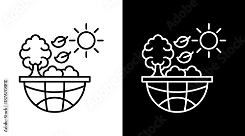 Impact  White Icon Set Design