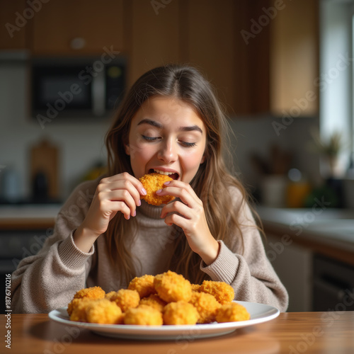 High Commercial Quality Image Of An Emotional Mealtime Moment.