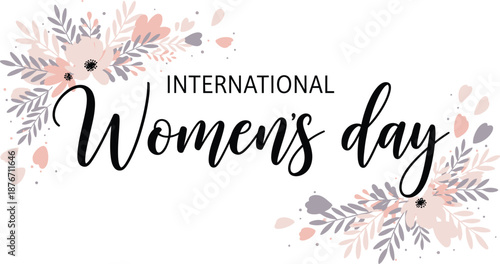 Vector Illustration of Valentine's Day Floral Corner: Pink & Lavender Pixel Art Flowers, Romantic Love Greeting, Digital Illustration, Vector Design, Soft Pastel Colors