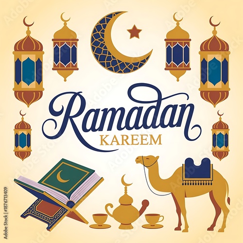 vector illustration of a set of religious symbols