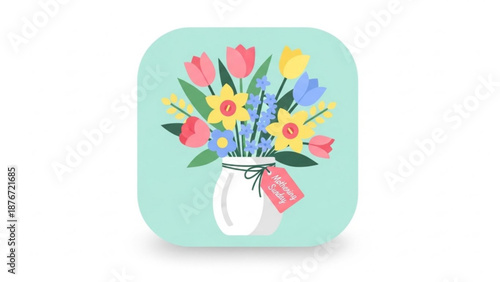 An hourglass with the Earth inside, symbolizing the passage of time, viewed from the side in a simple illustration style