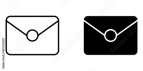 vector graphic letter or message icon