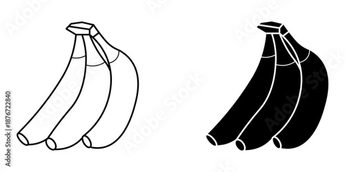 banana fruit graphic icon vector